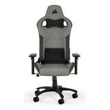 Silla Gamer Corsair T3 Rush Gris-charcoal (2023) Color Negro