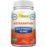 Astaxantina 10mg - 120 Capsulas Blandas - Maxima Potencia