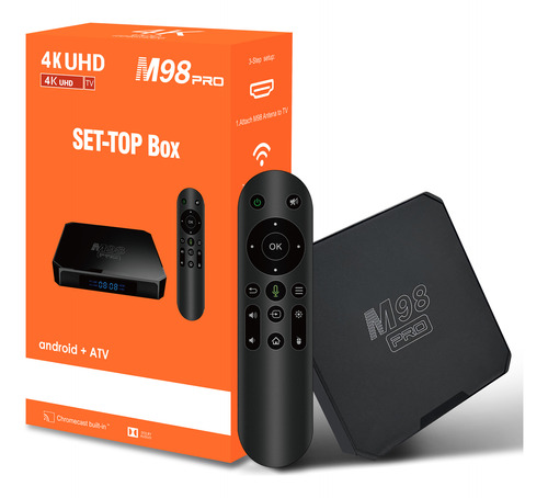 Decodificador De Red 4k Tvbox Android Entertainment -