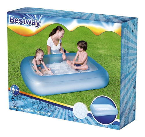 Bestway Pileta Inflable Rectangular 1.65 X 1.04m - Lanús