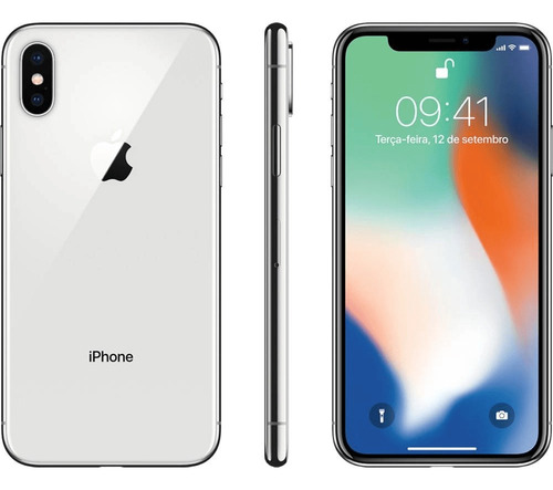 iPhone XR 256 Gb Prata 3 Gb Ram