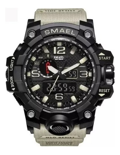 Reloj Militar Smael S-shock Tactico Alarma Sumergible