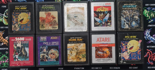 Lote De 10 Juegos De Atari