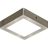 Plafón Led Cuadrado 6w 12x12 Platil Aplique Candil Pl121206