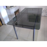 Mesa De Vidrio Comedor Rectangular