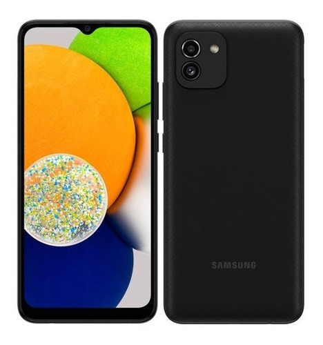 Samsung Galaxy A03 128 Gb Negro 4gb Ram Liberado Refabricado