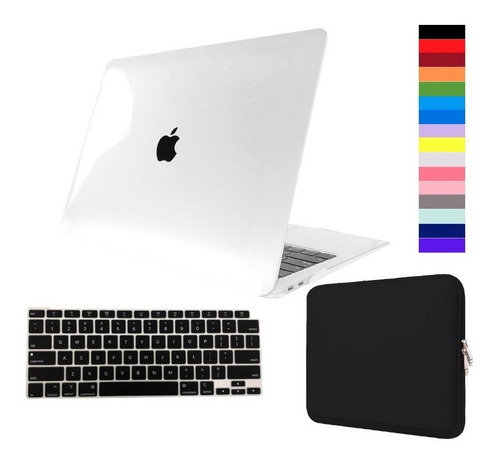 Capa Case P/ Macbook New Air 13 A2681 M2 + Bag + Pel Teclado