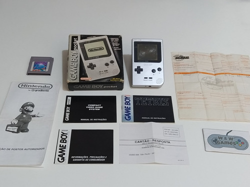 Game Boy Pocket - Completo - Com Nota Fiscal -serial Batendo