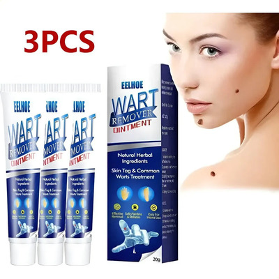 Kit 3: Pomada, Crema, Removedor De Verrugas, Manchas D*