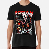 Remera Scream Vintage Camiseta De Halloween, Camisa De Pelíc