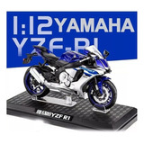 Motocicleta Yamaha Yzf Mini Metal Serie 1:12