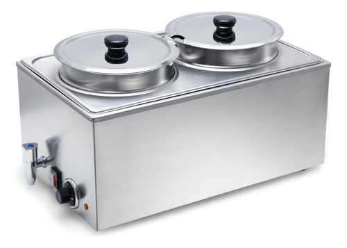 Sybo Zck Bain Marie - Calentador De Alimentos, 2 Ollas Redon