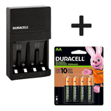 Cargador Duracell + 4 Aa Recargable 2500mah (carga Aa Y Aaa)