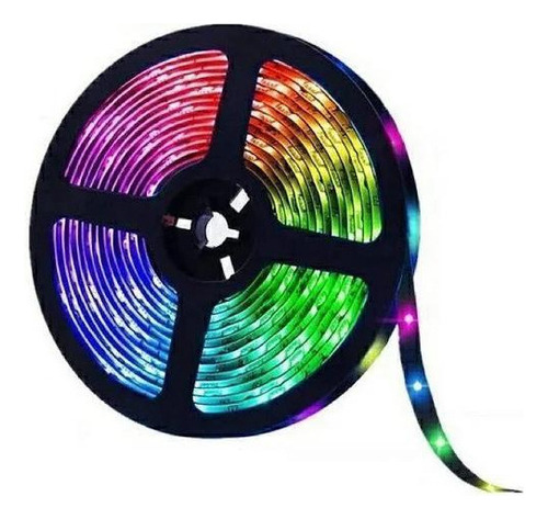 Fita De Led Rgb 5m Usb C/controle Ka-5050rgb-5m