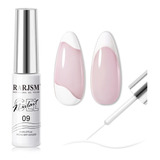 Rarjsm Esmalte De Uñas De Gel Pintado Blanco, 1 Botella De S