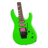 Guitarra Eléctrica Jackson X Series Dinky Dk3xr Hss De Álamo 2021 Neon Green Brillante Con Diapasón De Laurel