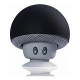 Mini Altavoz Inalámbrico Mushroom Head Negro 