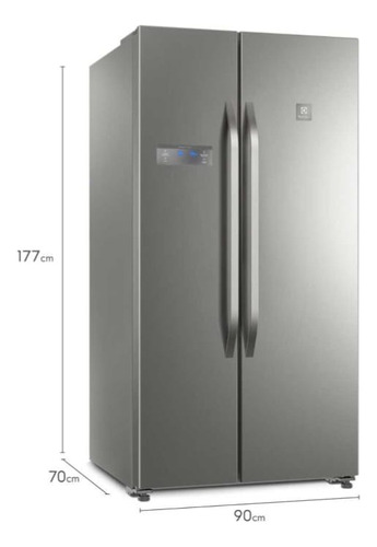 Nevecon Electrolux Side By Side 528 Litros