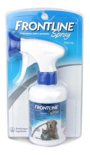 Frontline Spray 250ml Perro Gato Antiparasitario Externo