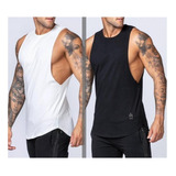 2 Camisillas Gym Esqueleto Para Entrenamiento X 2 Unidades