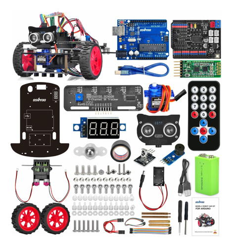 Osoyoo Smart Robot V2 Kit De Coche Para Arduino | Fácil De U