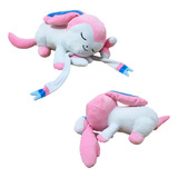 Muñeco De Peluche Pokémon Eeveelution Sleep Sylveon