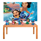 Kit Festa Lilo & Stitch Display + Painel 100x60cm