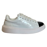 Zapatillas Alexander Mcqueen Blancas Charol Calzado Hombre