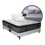 Conjunto King Koil Luxury Pocket 140x190 Almohadas + Sabanas