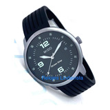 Reloj Mido Jourdain Caucho Negro Sencillo