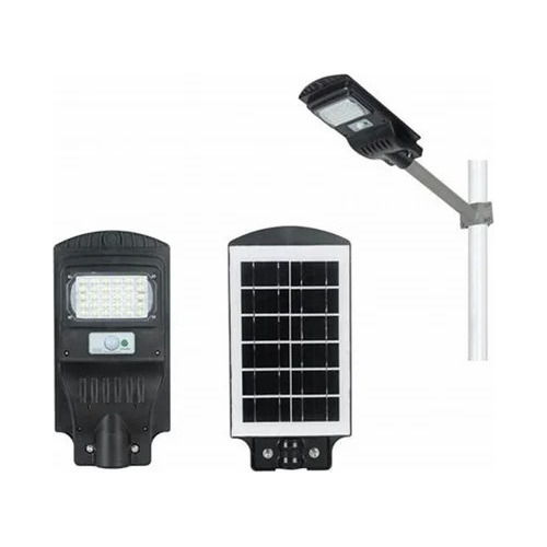 Luminaria Solar Panel 30w Sensa Movimien Luz Blanca Soporte 