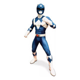 Figura De Accion Articulada Ditoys 50cm Power Ranger Azul