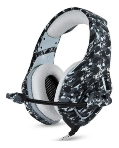 Fone De Ouvido Over-ear Gamer Onikuma K1-b Camouflage Gray