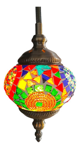 Lampara Turca Techo Colgante 47cm Marroqui Hindu