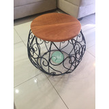 Decoração Para Casa Jardim Acabamento Ferro Madeira Oferta