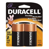 Pilha Alcalina Duracell Grande D C/2