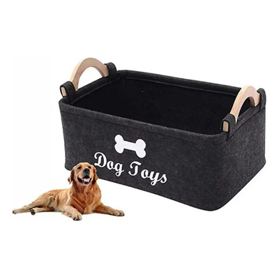 Canasta Para Juguetes De Perro: Organización Eficiente