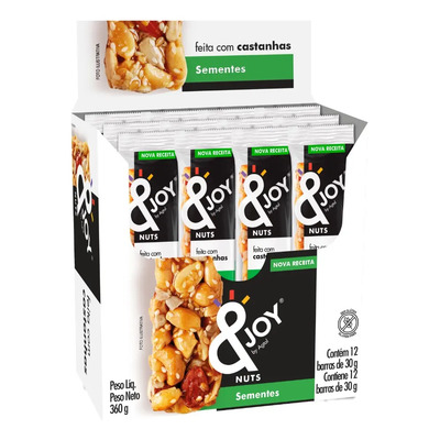 12 Barra Mixed Nuts Sementes Enjoy 30g | MercadoLivre