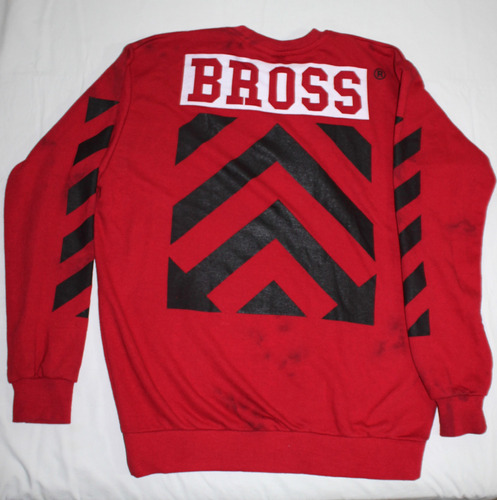 Buzo Bross Rojo Talla Xl De Algodón  Tiene Unas Manchitas