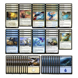 Mazo De Pajaros Blanco-azul - Mtg - 60 Cartas.