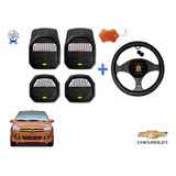 Tapetes 3d Logo Chevrolet + Cubre Volante Chevy C2 04 A 08
