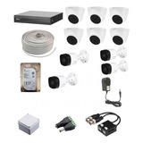 Kit De 10 Cámaras De Seguridad Dahua 1080p Full Hd  Disco 1t