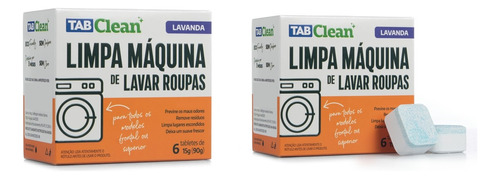 12 Pastilhas Tabletes Limpeza Maquina De Lavar Roupas