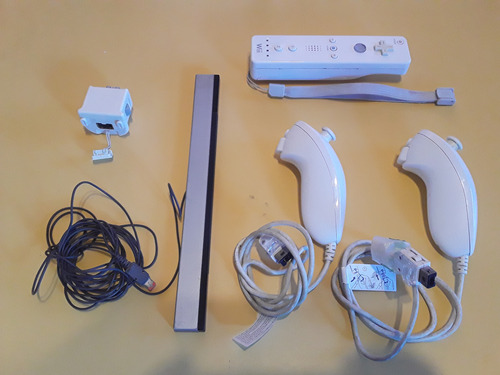 Controles Wii Nintendo 1 Wiimote 2 Nunchuk 1 Motion 2 Fundas