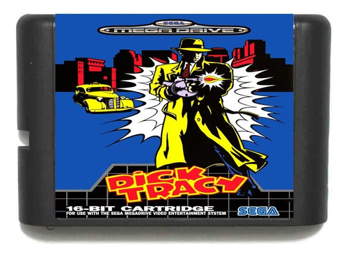 Jogo De Mega Drive, Dick Tracy, Sega