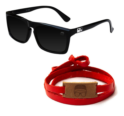 Pack Lentes De Sol So Long Panther + Strap De Cuero (elegir)