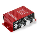Amplificador De Audio Estéreo Hi-fi Mp3 Red Mini Car Motorcy