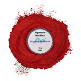 Pigmento Rojo Metálico Para Resina Epóxica 10 Gr
