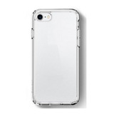 Carcasa Para iPhone 7/8 Transparente Reforzada + Mica Vidrio