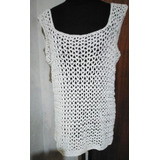 Remera - Playero Hilo Tejido Crochet  Los Ceibos Oferta!!